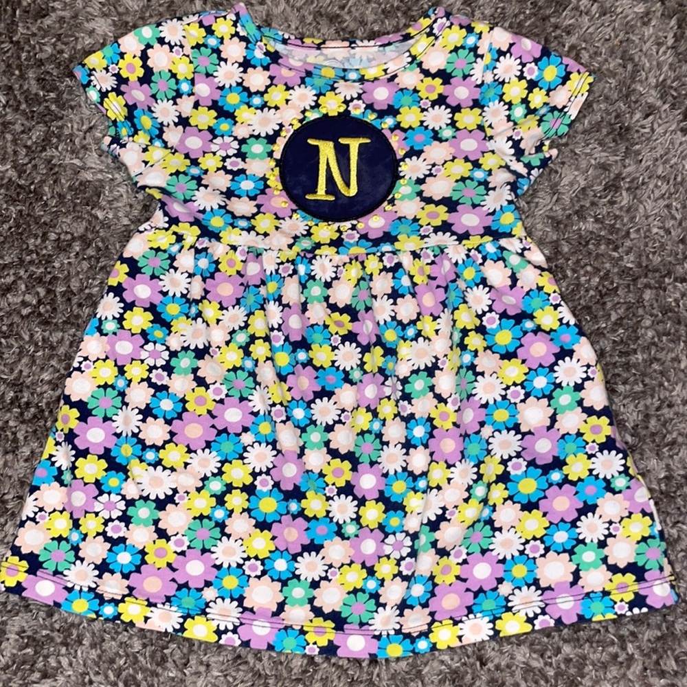 “N” monogram Wonder Nation Dress